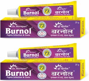 Dr. Morepen Burnol Cream -Antiseptic Gel/Instant Relief (25gm Each) Antiseptic Cream