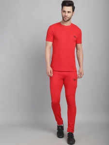 MACK JONNEY Solid Men Track Suit