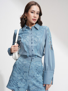 Tokyo Talkies Shirt Regular Shorts Co-ords Set