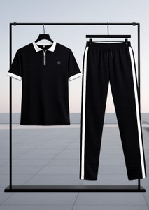 Yazole Solid Men Track Suit