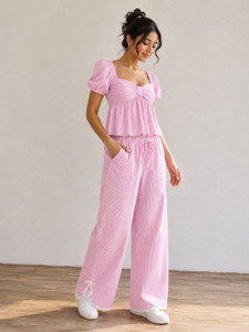 SABIHA Top Palazzos Co-ords Set