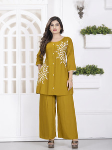 GOKUL TRENDZ Top Palazzos Co-ords Set