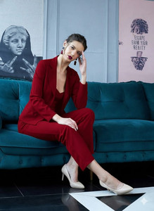 TEQVYZ Top Pant Co-ords Set with Jacket