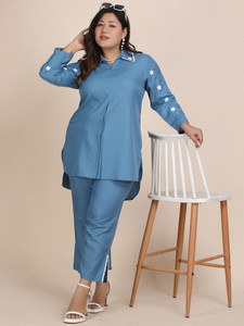 CURVES & CUTS Tunic Palazzos Co-ords Set