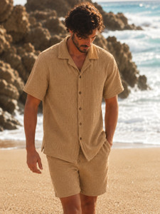 ORGANIC ARMISTO Shirt Shorts Co-ords Set - Image 4