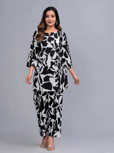 NAMA Women Kurta Palazzo Set