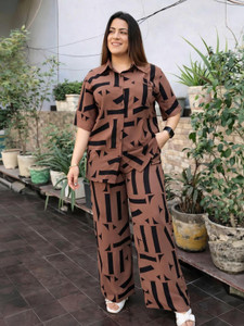 shommee Shirt Palazzos Co-ords Set