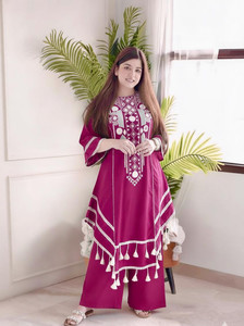 SHEIOR Women Kurti Palazzo Set