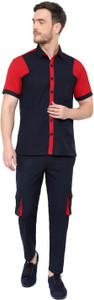 UNISIM Colorblock Men Track Suit