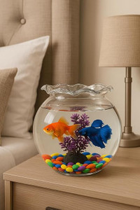 SAVORADE 6 Inchi Jhalar @16 Round Ends Aquarium Tank