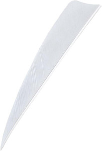 SILNOVO 12 Pieces 4 Inch Archery Arrow Feathers Fletching Vanes White Arrow