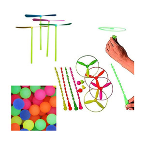 Waaome 3 in 1 (10/Jumping ball + 4/Dragon fly + 10/Air Flying) Toys for kids (A101)
