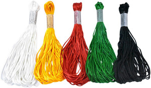 Embroiderymaterial Multicolor Satin Cord
