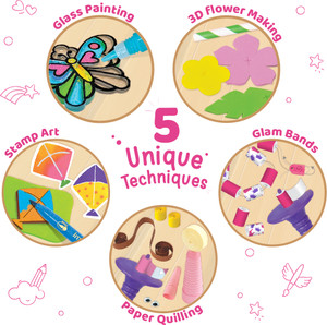 Imagimake Fabulous Craft Kit- Creative Toy and DIY Set for Kids - 5 Years and Over