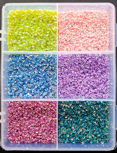 SK ART GALLERY Multicolor sequins size 3mm,embroidery material, Jewellery making sequins(120g)