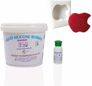 SILOCZEST LSR225 Fast Liquid Silicone Rubber for Artificial Stone,Wood Mold Making (500GM)