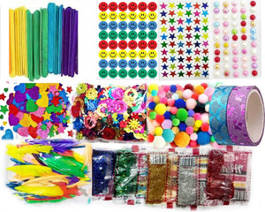 manrish Art and Craft Kit with Craft Materials Items for Kids, DIY