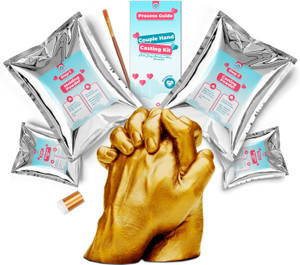 WowCast Couple Hand Casting Kit,Wedding Anniversary Gift,Valentines Gift,Birthday Gift