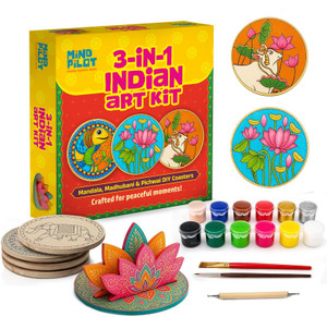 MINDPILOT 3 in 1 Indian Painting Coaster Kit - Image 6