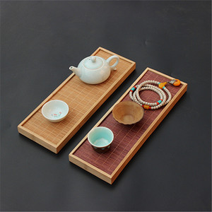 Lyla Tea Lyla Bamboo Rectangle Tea Tray Chinese Kungfu Teapot Mat Serving Tea ...