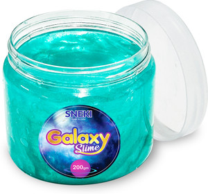 sneki Green Galaxy Slime Scented Gel Putty Toys Birthday Gift for Kids Boys Girls
