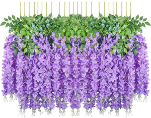 Ryme Purple Westeria Artificial Flower