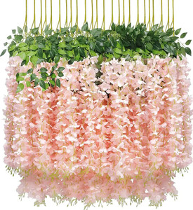 Ryme Ryme Pink Westeria Artificial Flower