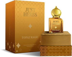 Just Herbs Topaz Magic Premium Attar, Non-Alcoholic , Long lasting Floral Attar