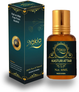 Nakia Kasturi Attar 10ml Roll-on Alcohol-Free Perfume Oil For Men and Women  Floral Attar Price in India Buy Nakia Kasturi Attar 10ml Roll-on