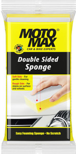 Motomax Non-Scratch Double-Sided Car, Bike, Kitchen Surfaces Cleaning Sponge Polyester Vehicle Washing  Sponge