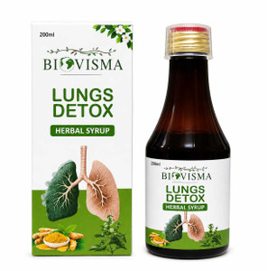 BIOVISMA Herbal Lungs Detox Syrup for Smokers