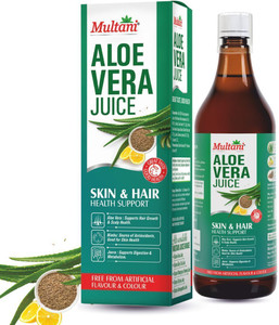 Multani Skin & Hair Care Juice Enriched With Aloevera | Supports Acne & Hair Growth -