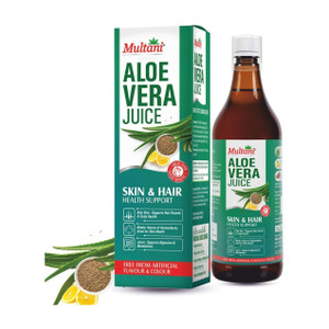 Multani Skin & Hair Care Juice Enriched With Aloevera | Supports Acne & Hair Growth -
