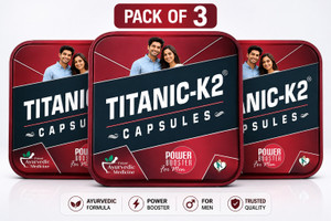 TITANIC-K2 Power Booster Ayurvedic Capsules for Men | Herbal Wellness Supplement