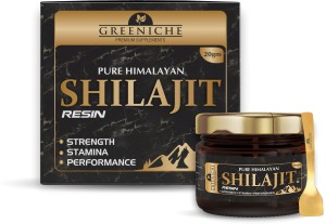 Greeniche Himalayan Shilajit Resin for Performance| Strength, Power & Stamina|20g