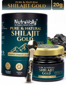 NutroVally Pure Shilajit Gold | Lab Tested |Natural Support for Strength, Energy & Vitality