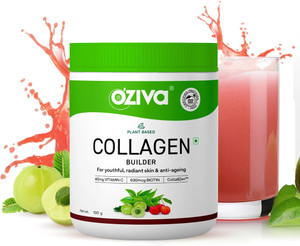 OZiva Vegan Collagen (Tangy Amla) with Biotin & Vit C for Brighter & Youthful Skin