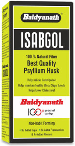 Baidyanath Isabgol-Psyllium Husk Powder -100gm|Effectively Relieves Constipation