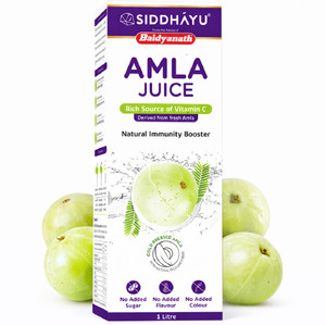 Baidyanath Amla Juice|For Hair Growth, Skin & Vitamin C - 1 Ltr