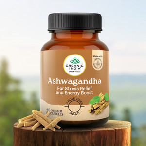 ORGANIC INDIA Ashwagandha 60 Capsules Bottle Price in India - Buy ...