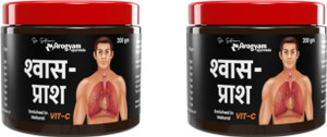 Dr.Satnam's Arogyam Ayurveda Shwas Prash For Respiratory Allergies (Bronchitis,Cough, Asthma)