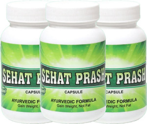 SEHAT PRASH an ayurvedic weight gainer/mass gainer capsule (PACK OF 3)
