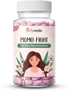 Girlyveda Pigmo Fight Ayurvedic Tablets for Uneven Skin Tone & Pigmentation Support