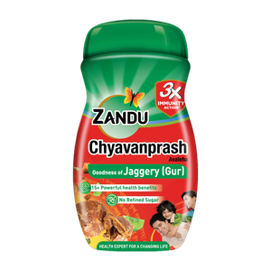 ZANDU Chyavanprash Jaggery (Gur) 910 g | No Refined Sugar | Goodness of Jaggery