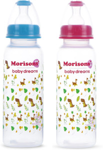 Morisons Baby Dreams DesignerDuo PP Feeding Bottle 250ml (Pack of 2) - 250 ml
