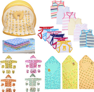 Fareto 41 in 1 New Born Baby Complete Daily Items Combo(0-3 Months)