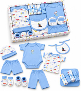 VParents Bitsy New born Baby Gift set (Pack of 13)