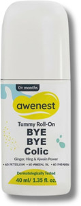 awenest Tummy Roll-On Bye Bye Colic | Ayurvedic Relief for Gas, Colic, Constipation