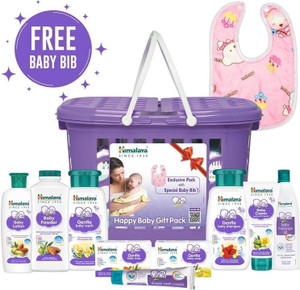 Himalaya Happy Baby Gift Pack with Baby Bib (9 in 1) - Image 6