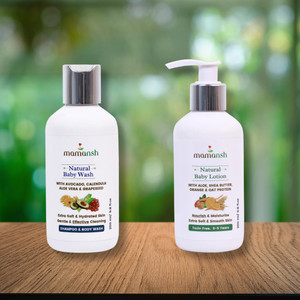 MAMANSH Skin Glow Combo of Baby Body Wash and Baby Body Lotion